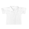 Białe body bawełniane koszulowe <br /> BODO- KOSZULA-MROFI <br /> Rozmiary od 62 do 104