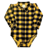 Body bawełniane koszulowe  BODO- KOSZULA-MROFI  Rozmiary od 62 do 98