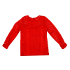 Bluzka dziewczęca <br /> KORONKA -czerwona<br />Rozmiary od 104 do 152