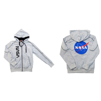 Bluza bawełniana   NASA-szara Rozmiary od 134 do 164