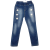 Spodnie jeansowe dziewczęce NA GUMCE Rozmiary od 98 do 152