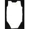 Białe body bawełniane <br />MROFI -RAMKA - bez rękawa <BR /> Rozmiary od 62 do 104