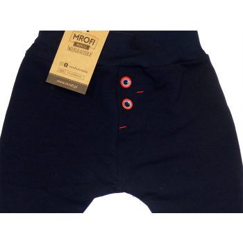 Spodnie bawełniane chłopięce<br />WIZYTOWE - MROFI -GRANAT<br /> Rozmiary od 62 do 86