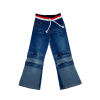 Spodnie jeansowe dziewczęce DZWONY Rozmiary od 98 do 110