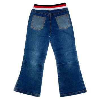 Spodnie jeansowe dziewczęce<BR /> DZWONY <BR />Rozmiary od 98 do 110