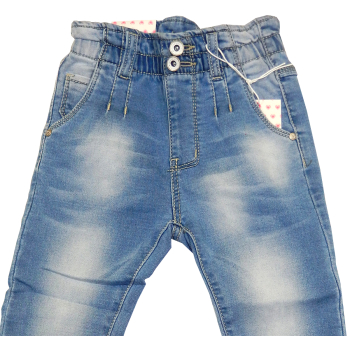 Spodnie jeansowe dziewczęce<br /> NA GUMCE<BR /> Rozmiary od 98 do 140