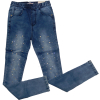 Spodnie/legginsy  jeansowe dziewczęce NA GUMCE- wąskie  Rozmiary od 122 do 170