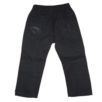 Czarne spodnie jeansowe  <br />PRĄŻKI-NA GUMCE <BR /> Rozmiar 86/92