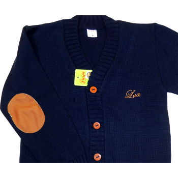 Sweterek chłopięcy  bawełniany <br /> LUSJA -GRANAT <br />  Rozmiary od 104 do 146