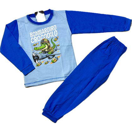 Piżama dziecięca bawełniana CROCODILO - AMIR