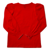 Bluzka dziewczęca  <br /> WIZYTOWA - ATUT - Czerwona <br />Rozmiary od 134 do 152