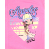 Bluzka dziewczęca z krótkim rękawem <br />  ANGELES - ATUT <br /> Rozmiary od 110 do 134