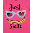 Bluzka dziewczęca z krótkim rękawem SMILE - ATUT