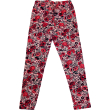 Legginsy bawełniane  długie ATUT - KWIATY