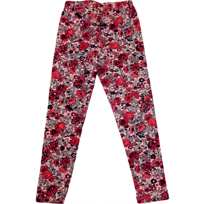 Legginsy bawełniane  długie ATUT - KWIATY