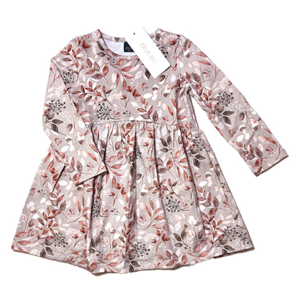 Sukienka bawełniana z długim rękawem  ATUT