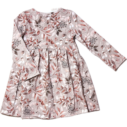 Sukienka bawełniana z długim rękawem  ATUT