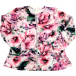 Bluza bawełniana w kwiaty BASKINKA -BAMBARILLO