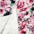 Bluza bawełniana w kwiaty BASKINKA -BAMBARILLO
