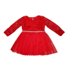 Sukienka bawełniana  ANGEL-CZERWONA -Bambarillo Rozmiary od 104 do 128