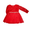 Sukienka bawełniana  <br />ANGEL-CZERWONA -Bambarillo<br /> Rozmiary od 104 do 128