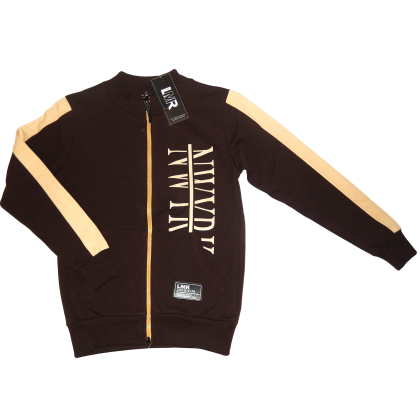 Bluza bawełniana chłopięca LID-MAR - BRĄZOWA
