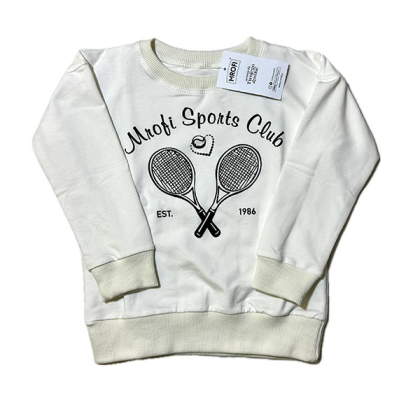 Bluza bawełniana SPORT - MROFI - Ecru