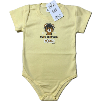 Body bawełniane z krótkim rękawem MROFI