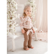 Komplet bawełniany dla dziewczynki body + spodnie dzwony  GAMEX