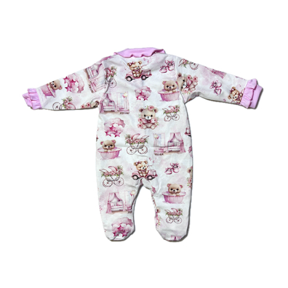 Pajacyk bawełniany z kołnierzykiem - GAMEX