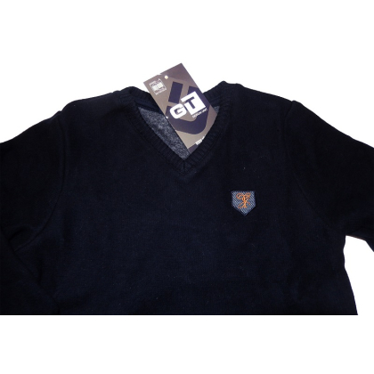 Ciepły sweter chłopięcy GT - Granatowy
