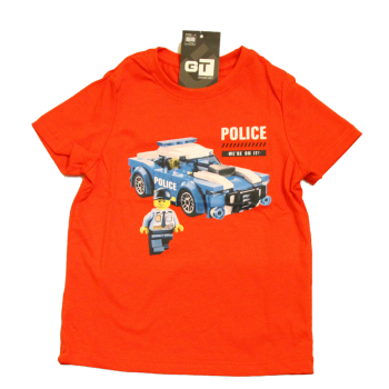Bluzka chłopięca z krótkim rękawem  LEGO - GT - POLICE  Rozmiary od 98 do 122