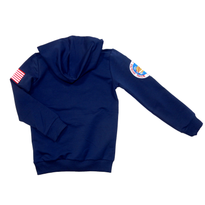 Bluza bawełniana typu kangurek  NASA -Granat