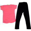 Komplet dziewczęcy  BLUZKA + LEGGINSY