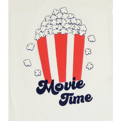 Komplet bawełniany dziewczęcy POPCORN