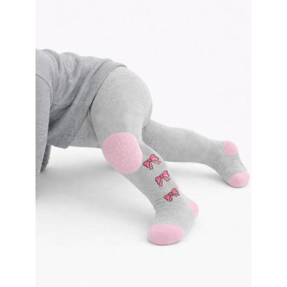 Rajstopy dziewczęce bawełniane do raczkowania - ABS - NOVITI