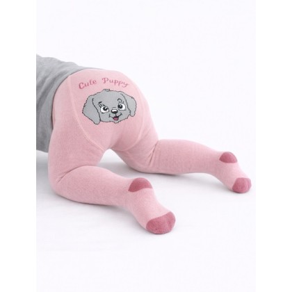 Rajstopy dziewczęce bawełniane do raczkowania - ABS - NOVITI