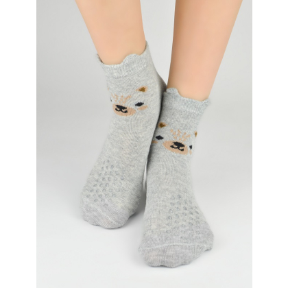 Skarpetki bawełniane do raczkowania - ABS - 3-pak -  NOVITI