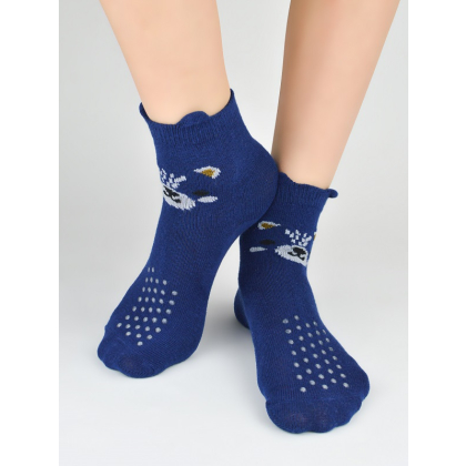 Skarpetki bawełniane do raczkowania - ABS - 3-pak -  NOVITI