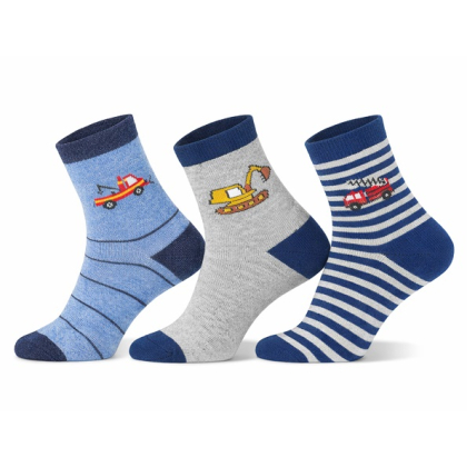 Skarpety chłopięce bawełniane 3-pak NOVITI