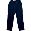 Spodnie bawełniane chłopięce WIZYTOWE - MROFI - Granatowe