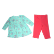 Komplet dla dziewczynki SUKIENKA + LEGGINSY