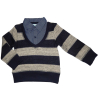 Sweterek wizytowy z wstawką koszulową  Rozmiary 80 - 86 -92