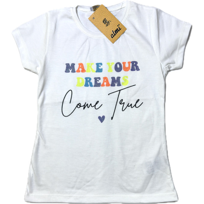 Bluzeczka dziewczęca z krótkim rękawem Almi