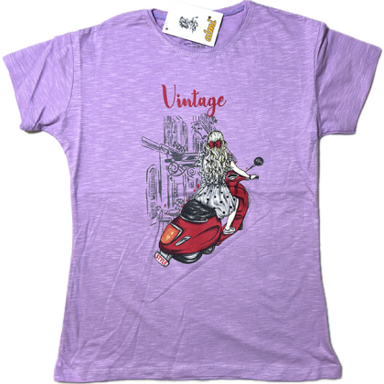 Bluzeczka dziewczęca z krótkim rękawem Almi