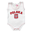 Body bawełniane bez rękawa POLSKA -MROFI