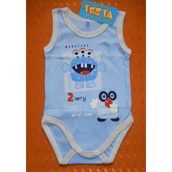 Body niemowlęce  TESTA - BEZ RĘKAWA Rozmiar 74