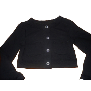 Czarna bluza bawełniana <br />Rozmiary od 104 do 158