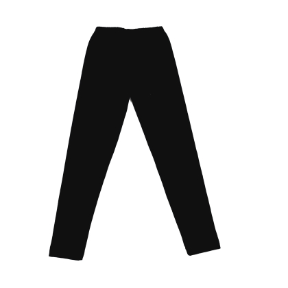 Legginsy bawełniane długie BATES - CZARNE