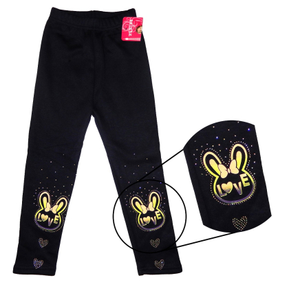 Legginsy ocieplane MYSZKA - GRANAT - NA MISIU